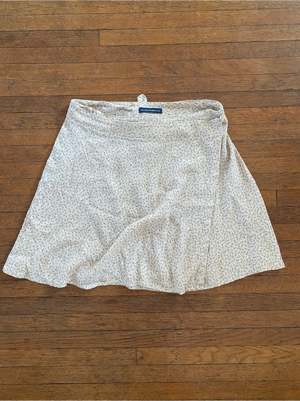 Brandy Melville Floral Wrap Skirt